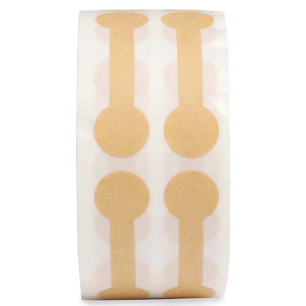1 Rolls  500Pcs Jewelry Price Decoration Natural kraft Paper Handmade Sticker Labels Date Stickers (ONLINE ORDER ONLY)