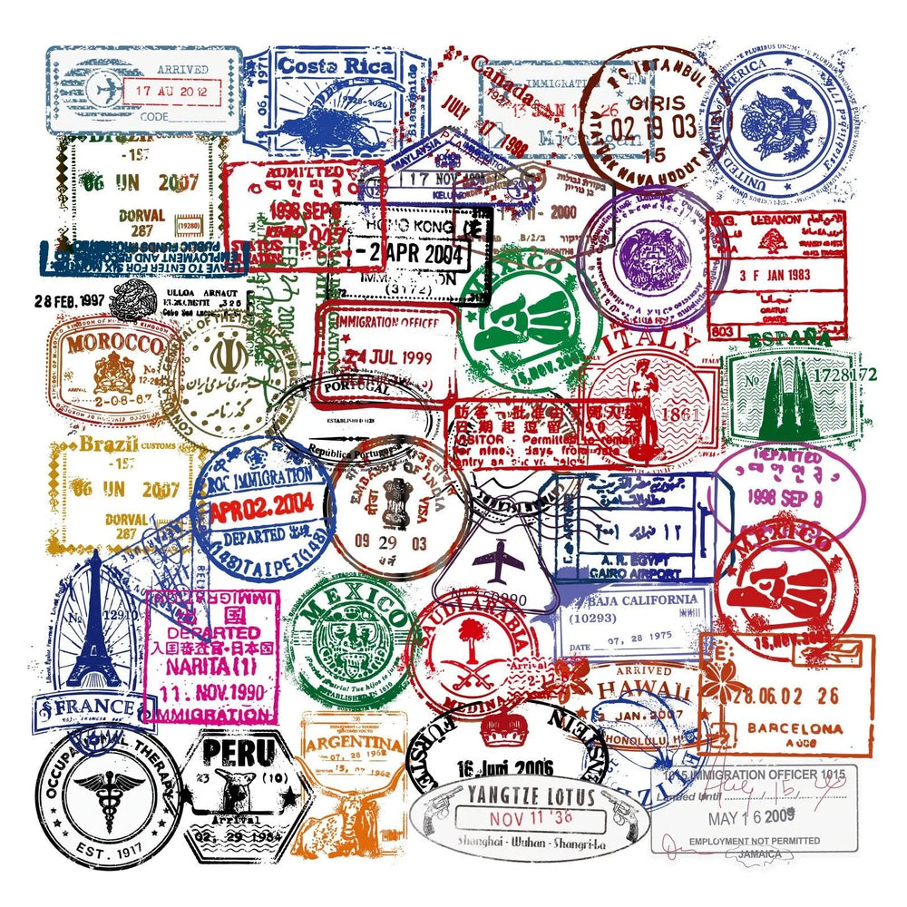 50/100PCS Mix World Famous Buildings Travel City Stickers Landmark Landscape Decals DIY Phone Luggage Laptop Skateboard Sticker (Online Order Only)