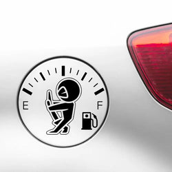 Funny Full Gas Gauge Sticker for Car Fuel Tank Cap Door Decoration Automotive Supplies Outdoor Stickers Pvc Vinyl Decals (ONLINE ORDER ONLY)