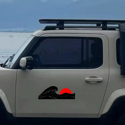 WAVES Stickers,fashion and cute stickers,For Cars, Trucks, Walls, Laptops, Windows, Motorcycles, Bumpers Or Crafts (ONLINE ORDER ONLY)