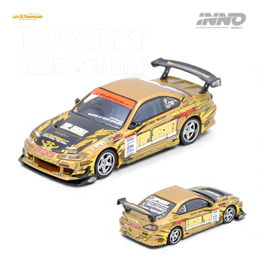 INNO64 Top Secret Silvia S15 D1GP 2004 Gold 1:64