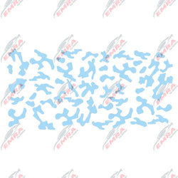 Leopard Print For Car Stickers External Accessories Window Decoration Side Camouflage Stickers StyleDie Cutting Vinyl Decals (ONLINE ORDER ONLY)