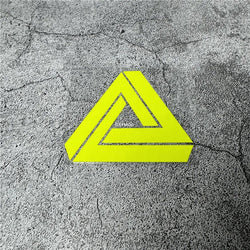 Car Styling Stickers Triangle Shape Decal Scratches Cover Auto Motorbike Helmet Applique Vinyl Tape Window Tape (ONLINE ORDER ONLY)