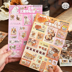 1pcs Y2K Retro Cute Pet Sticker for Laptop Phone Camera Journal Scrapbook Kawaii Decoration Sticker Kids Gift (ONLINE ORDER ONLY)