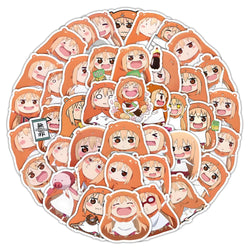 10/30/60PCS Cute Doma Umaru Stickers Anime Meme Sticker Scrapbook Luggage Laptop Guitar Car Bike Skatebaord Decals Catoon Toy (Online Order Only)
