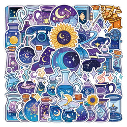 Cute Cartoon Astral Stickers for Laptop, Luggage, Fridge - 10/30/50/100pcs (Online Order Only)