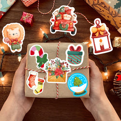 Christmas Stickers Cute Seal Sticker Cartoon DIY Scrapbooking Decoration Decals Funny Children Toys PVC Waterproof for Laptop (ONLINE ORDER ONLY)
