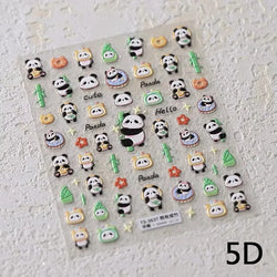 Bowknot Bear Cake Chocolates Food Star Cherry Apple Cook Love Heart Adhesive Nail Art Sticker Rhinestone Reliefs Manicure Decal (ONLINE ORDER ONLY)