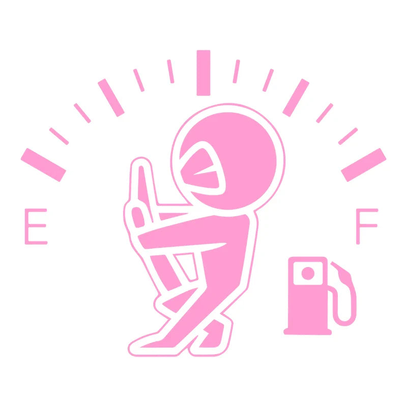 Funny Full Gas Gauge Sticker for Car Fuel Tank Cap Door Decoration Automotive Supplies Outdoor Stickers Pvc Vinyl Decals (ONLINE ORDER ONLY)