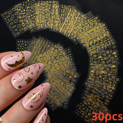 30pcs 3D Daisy Design Nail Art Sticker Set Acrylic Sanding Colorful Floral Decals Self-Adhesive Nail Art Supplies DIY Manicure * (ONLINE ORDER ONLY)