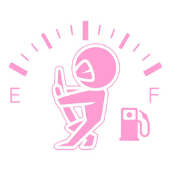 Funny Full Gas Gauge Sticker for Car Fuel Tank Cap Door Decoration Automotive Supplies Outdoor Stickers Pvc Vinyl Decals (ONLINE ORDER ONLY)