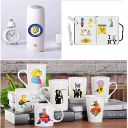 10/30/50pcs Funny Anime Cartoon Simpsons Graffiti Stickers Skateboard Guitar Suitcase Bike Laptop Waterproof Sticker Kids Toy (Online Order Only)