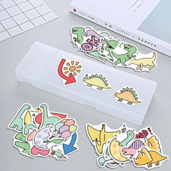 40pcs Dinosaur Sticker Cartoon Animal Educational Toys Stickers for Children DIY Laptop Scrapbooking Luggage Bicycle (ONLINE ORDER ONLY)