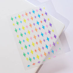 1Sheet Valentine's Day Decals 5D Nail Art Stickers Heart Self-Adhesive Slider Love Letters DIY Manicure Accessories "Dopamine" % (ONLINE ORDER ONLY)