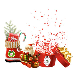 100-500pcs Merry Christmas Stickers Cristmas Xmas Party Seal Labels Stickers For DIY Gifts Baking Package Envelope Stationery (Online Order Only)