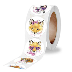 100-500pcs cartoon Animals Stickers for kids classic toys sticker school teacher reward sticker 6 designs pattern Dog CAT (Online Order Only)