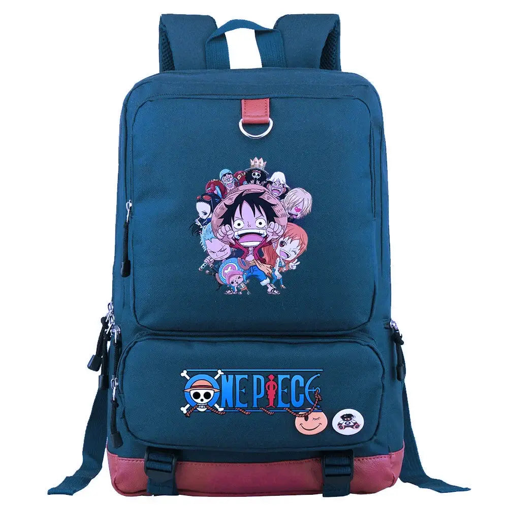 One Piece Luffy Printed Unisex Backpack School Travel Bag (ONLINE ORDER ONLY)