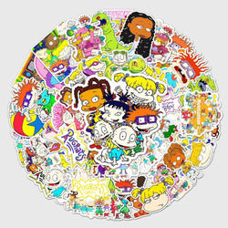 10/50Pcs Cartoon Stickers Vsco Vinyl Stickers for Water Bottles Waterproof Stickers for Kids Girls 2023 (Online Order Only)