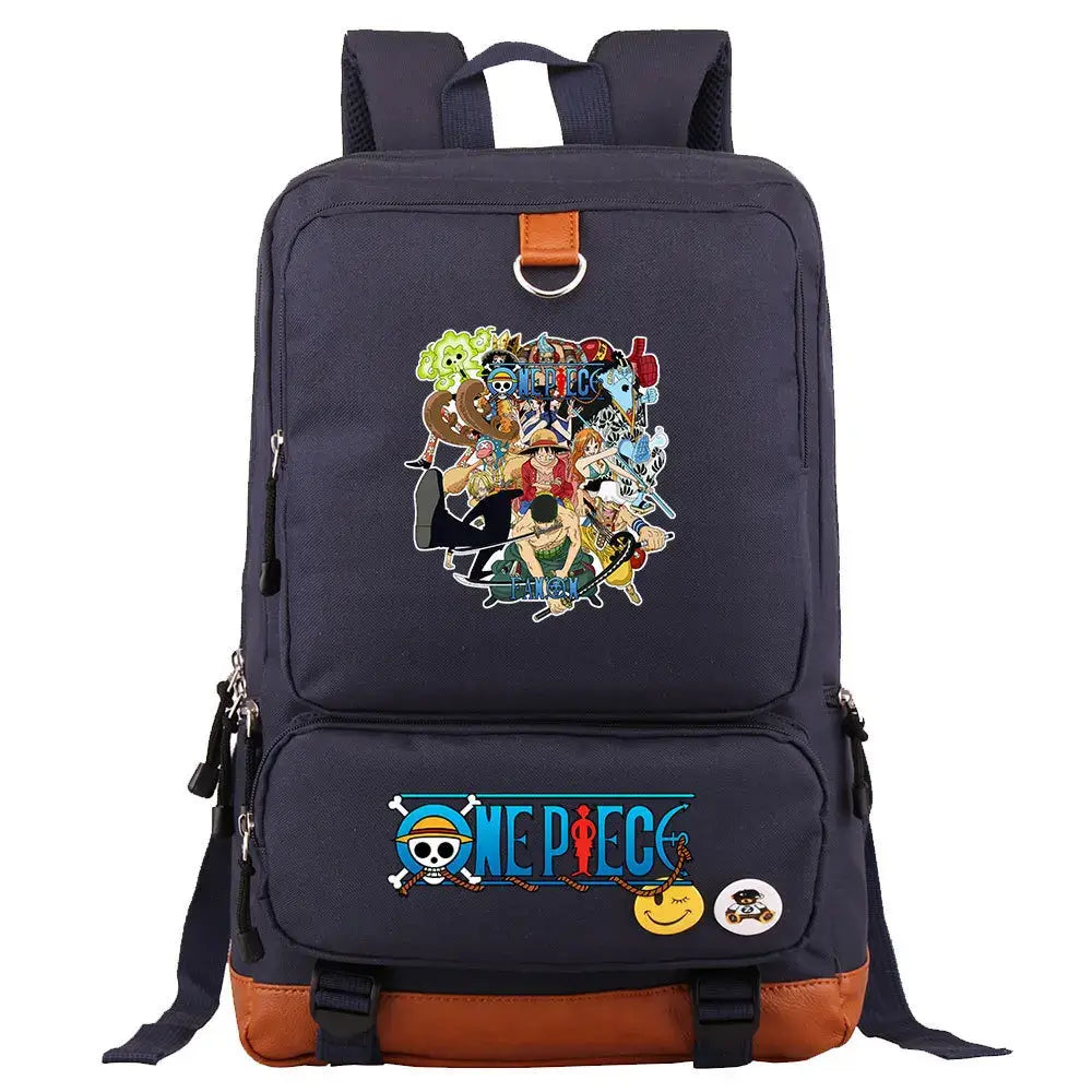One Piece Luffy Printed Unisex Backpack School Travel Bag (ONLINE ORDER ONLY)
