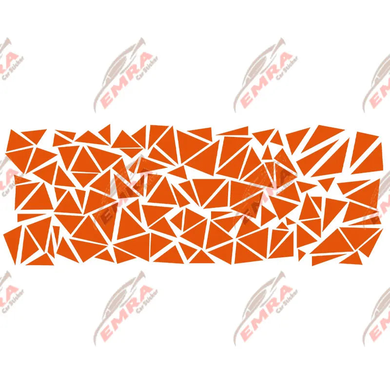 Triangle Car Sticker Decoration Side External Accessories Camouflage Kit Wrap Camo Tuning Styling Waterproof Vinyl Decals (ONLINE ORDER ONLY)