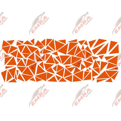 Triangle Car Sticker Decoration Side External Accessories Camouflage Kit Wrap Camo Tuning Styling Waterproof Vinyl Decals (ONLINE ORDER ONLY)