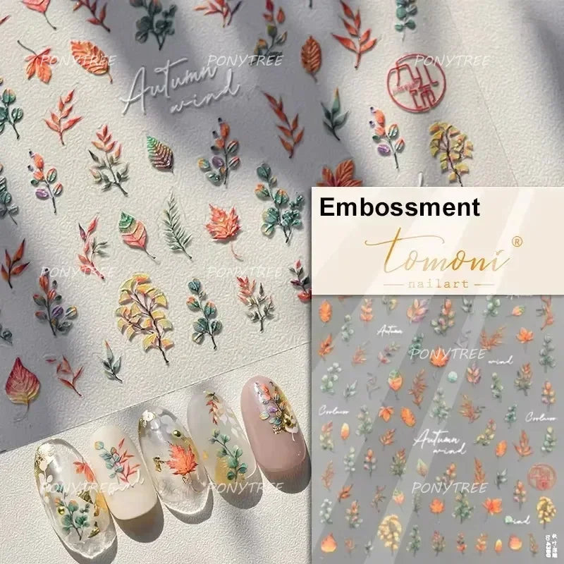 Hot Stamping Purple Line Love Heart Lace Bowknot Chain Branches Star Flower Leaf Butterfly Plant Flower Nail Art Stickers Decals (Online Order Only)
