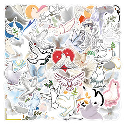 Pigeon Cartoon Stickers Pack for Luggage, Laptop, Phone, Guitar, Car, Bike, Skateboard, Kids Toy (ONLINE ORDER ONLY)