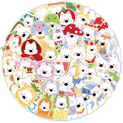 West Highland White Terrier Stickers Cute Dog Decals for Fridge Laptop Phone Guitar (Online Order Only)