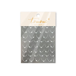 Mini Love Heart Arc Curved Line French Style Minimalist Colourful Self-adhesive Nail Art Decorations Stickers Manicure Decals (Online Order Only)