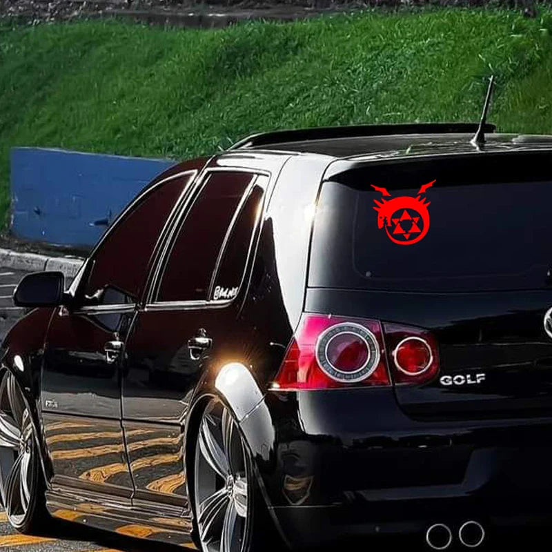 ALCHEMIST Ouroboros decals,like Lust's tattoos,for cartoon lovers&fans,high quality sticker for cars trucks motorcycles &laptops (ONLINE ORDER ONLY)