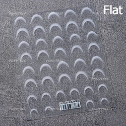 French Style Bronzing Arc Lava Metal Flow Curvy Delicate Punk Charming Self Adhesive Nail Art Stickers Manicure Decals Wholesale (Online Order Only)