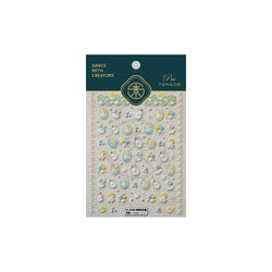 Cute Duck Pear Bowknot Mini Flower Duckling Line Bow Photo Frame Seal Stamp Figure Self Adhesive Nail Art Sticker Manicure Decal (ONLINE ORDER ONLY)