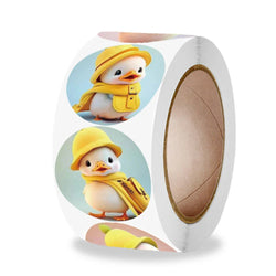 100-500pcs Lovely Duck Stickers Reward Self Adhesive Seal Lables For Scrapbooking Cards Handmadek,  Stationery Stickers (ONLINE ORDER ONLY)
