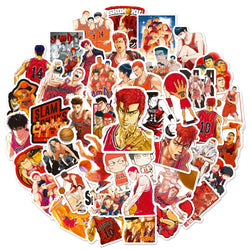 10/30/50PCS THE FIRST SLAM DUNK Stickers Basketball Cartoon Sticker Inspirational Animation Fridge Luggage Laptop Guitar Phone (ONLINE ORDER ONLY)