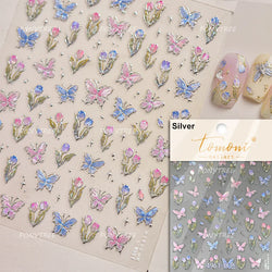 Bowknot Ribbon Butterfly Jelly Shiny Sparkling Delicate Charming Bow Tie 5D Nail Art Decorations Stickers DIY Manicure Decals (ONLINE ORDER ONLY)
