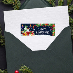 120pcs/roll Merry Christmas Package Seal Stickers Xmas Tree Snowman Santa Claus Gifts Wrapping Decals Decoration Label (Online Order Only)