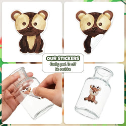100-500pcs Cute Animals Stickers Reward Stickers For Kids For Students Motivational Gift Decoration Label Stationery Sticker (ONLINE ORDER ONLY)