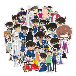 Detective Conan Anime Stickers 10/33pcs Waterproof Decals for Skateboard, Bike, Phone, Laptop, Luggage (ONLINE ORDER ONLY)