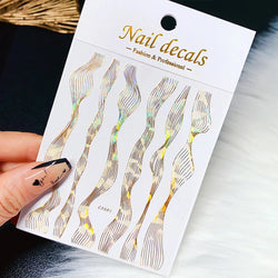 1PC Heart Love Design 3D Nail Art Sticker English Letter Self-Adhesive Slider Valentine's Day DIY Manicure Tips Accessories Tool (ONLINE ORDER ONLY)