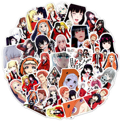 Anime KAKEGURUI Stickers 10/30/50PCS Manga Decals Laptop Phone Guitar Scrapbook Wholesale (Online Order Only)