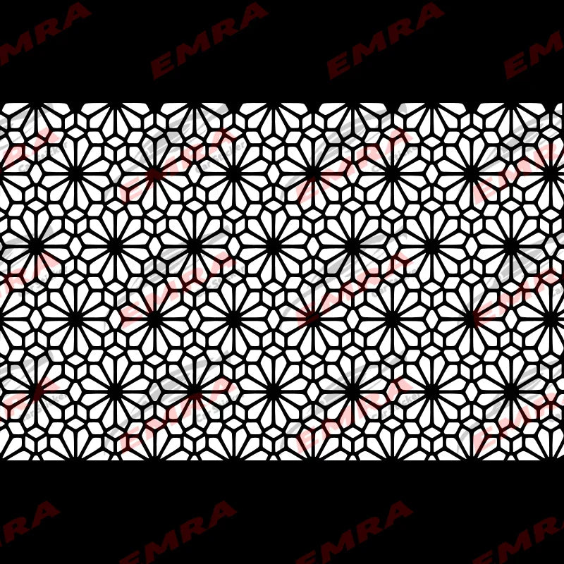 Fashion Flowers Grain Car Sticker for Decoration Triangle Window External Accessories Waterproof Vinyl Decal Apply All Vehicles (ONLINE ORDER ONLY)