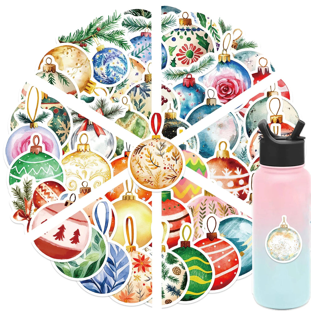 56pcs Colored Balls Graffiti Stickers DIY Phone Guitar Laptop Notebook Suitcase Cup Waterproof Sticker Classic Toys (ONLINE ORDER ONLY)