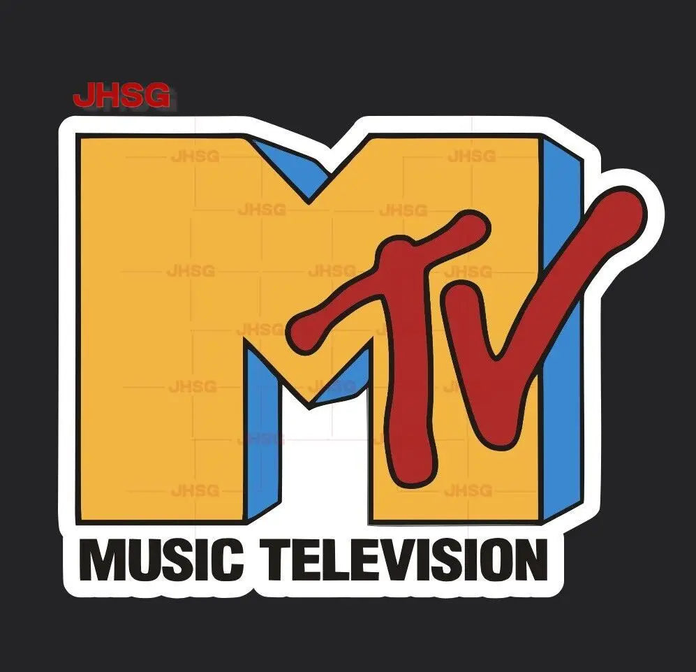 MTV Vinyl Car Stickers - Music TV -80s - Video - Window Exterior Decoration Design (ONLINE ORDER ONLY)