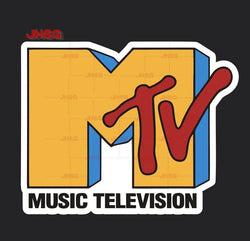 MTV Vinyl Car Stickers - Music TV -80s - Video - Window Exterior Decoration Design (ONLINE ORDER ONLY)