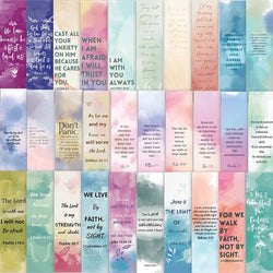 30pcs Aesthetic Motivational Bible Quotes Paper Bookmarks DIY Students Readers Page Markers Library Office Page Marking (ONLINE ORDER ONLY)