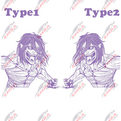 Anime Sticker Side Hood Window Decoration External Accessories Stickers For Car Competition Style Die Cutting Vinyl Decals (ONLINE ORDER ONLY)