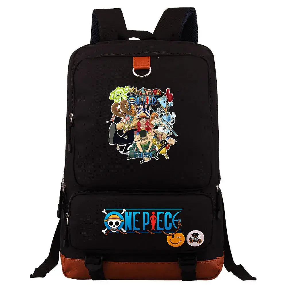 One Piece Luffy Printed Unisex Backpack School Travel Bag (ONLINE ORDER ONLY)