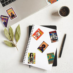 10/50 Print Music Album Covers Stickers Aesthetic Singer Poster Sticker for Laptop Luggage Guitar Skateboard Helmet Art Decals (ONLINE ORDER ONLY)