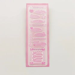 Korean Ins Girls Bow Lace Series Sticker Hand Account Idol Card DIY Album Decoration Scrapbooking Stickers Kawaii Stationery (ONLINE ORDER ONLY)