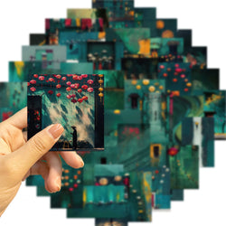 50PCS Green Summer Scenery in Vietnam Stickers Aesthetic DIY Laptop Phone Bottle Luggage Waterproof Graffiti Vinyl Sticker (ONLINE ORDER ONLY)